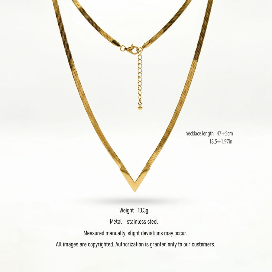 Womens Elegant Heart-Shaped Waterdrop Necklace - Stylish Jewelry