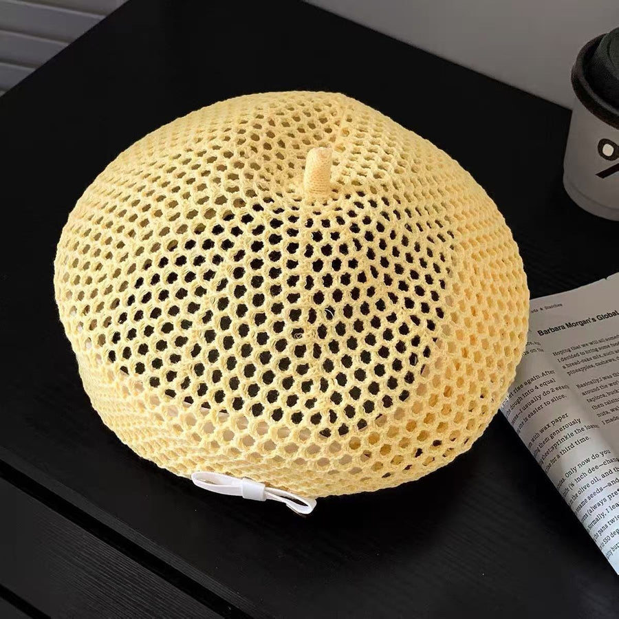 New Hollow-out Woven Beret for Women - Summer Style