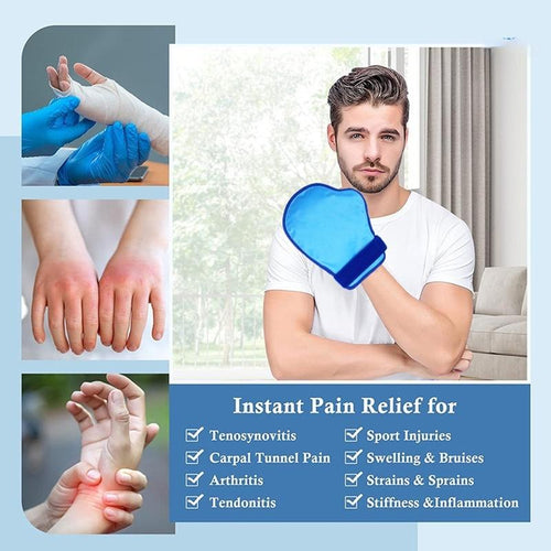 Reusable Ice Pack Gloves and Foot Covers for Comfort