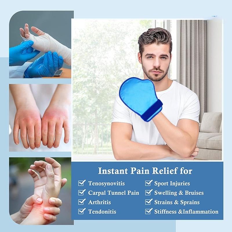 Reusable Ice Pack Gloves and Foot Covers for Comfort