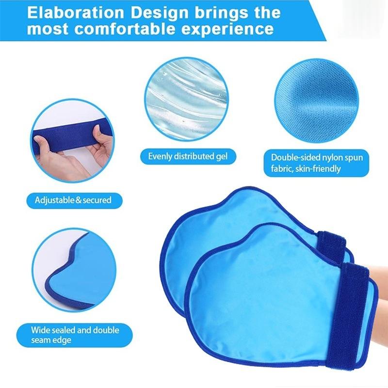 Reusable Ice Pack Gloves and Foot Covers for Comfort