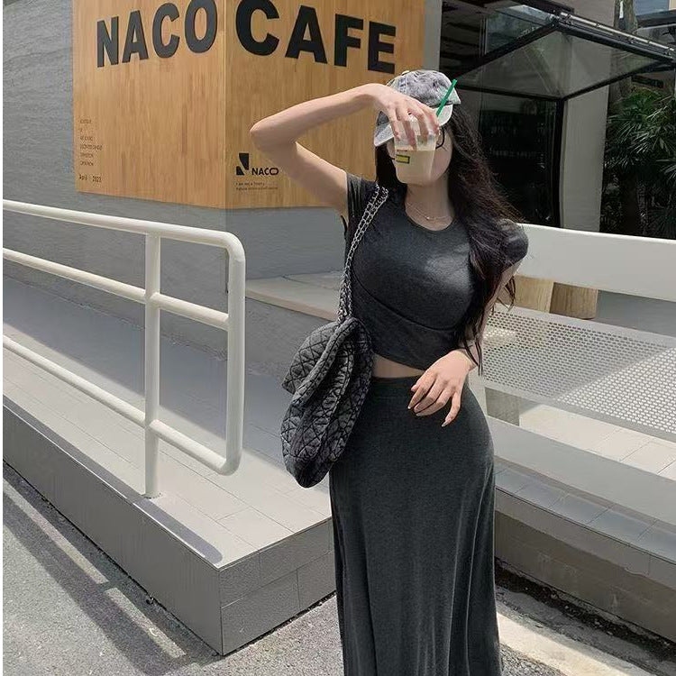 Fashionable Casual Top And Skirt Two-Piece Set for Every Occasion