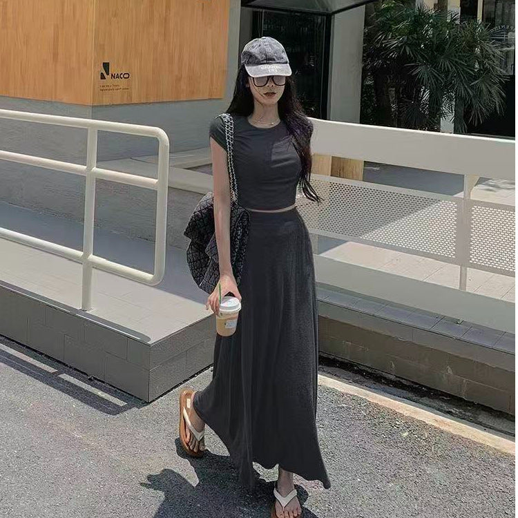 Fashionable Casual Top And Skirt Two-Piece Set for Every Occasion