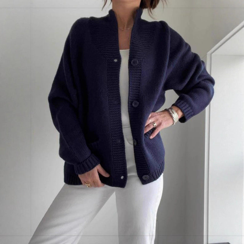 Womens Knitted Cardigan Blouse Sweater Coat - Cozy Style