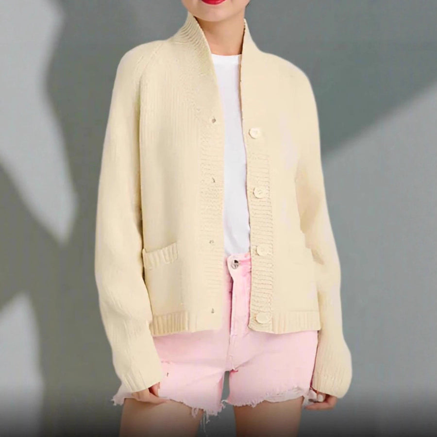 Womens Knitted Cardigan Blouse Sweater Coat - Cozy Style