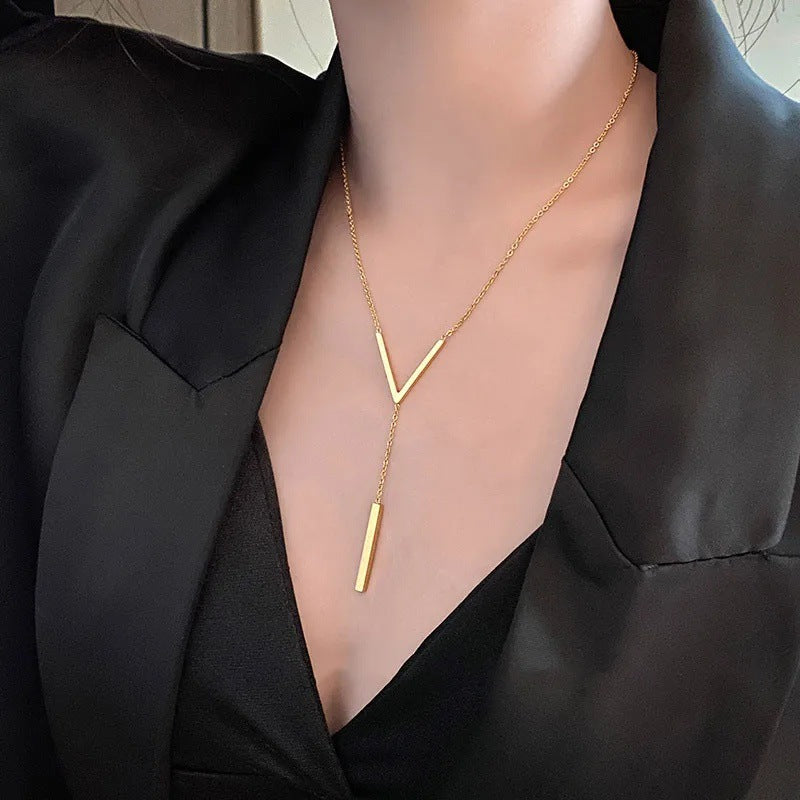 Versatile V-shaped Women's Necklace for Every Occasion