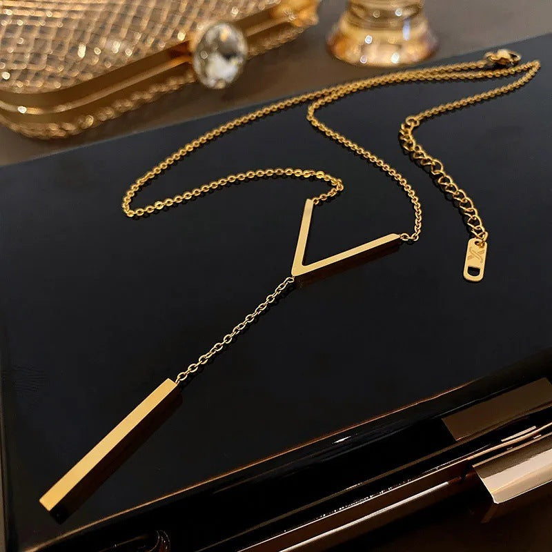 Versatile V-shaped Women's Necklace for Every Occasion