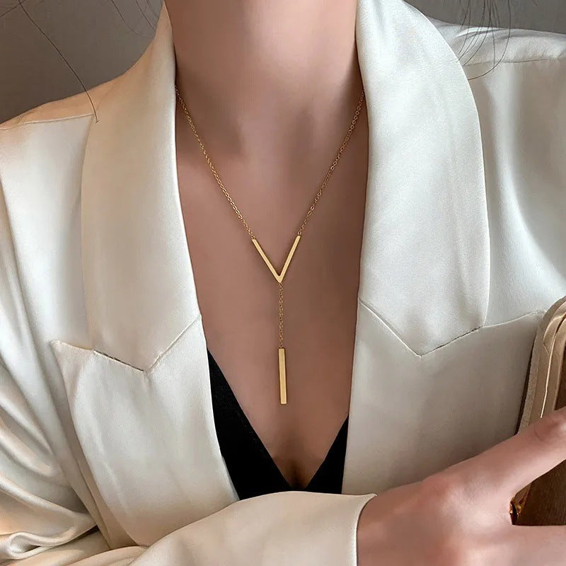 Versatile V-shaped Women's Necklace for Every Occasion