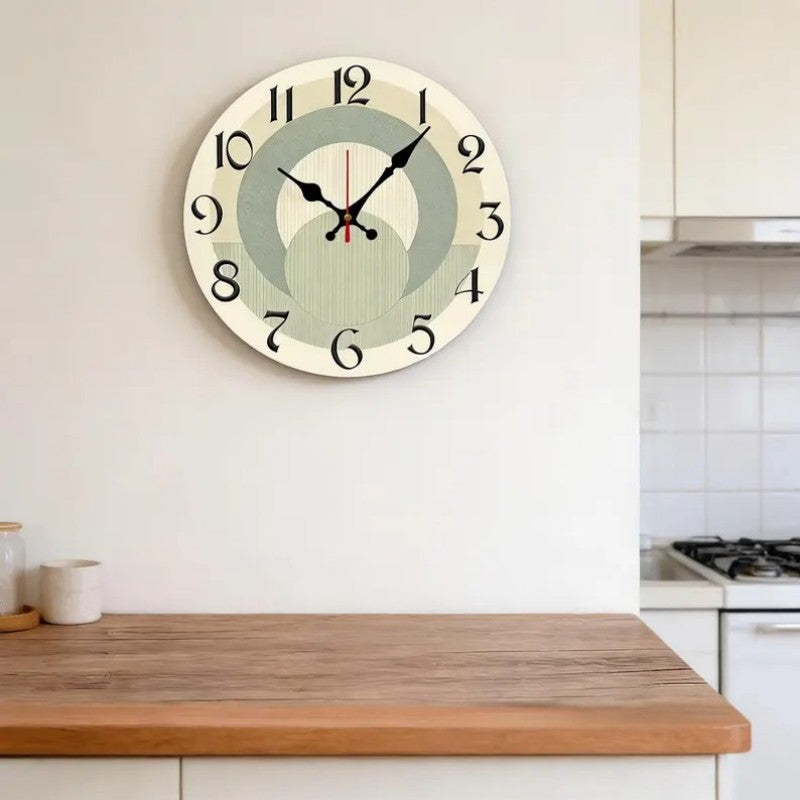 Cross-border Wooden Wall-mounted Clock for Home Office