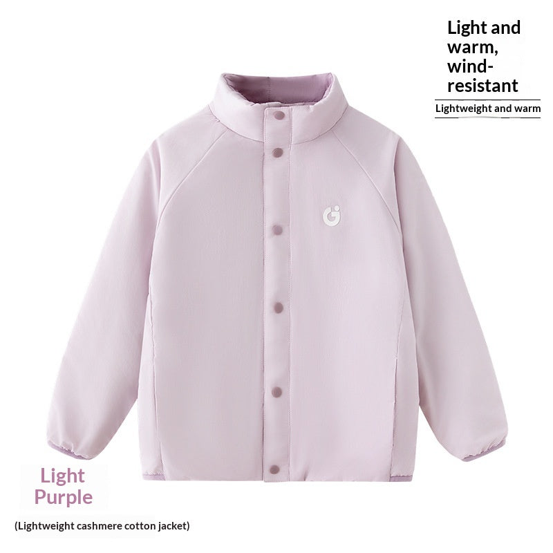 Lightweight Winter Cotton Coat for Girls - Stylish Trench Coat