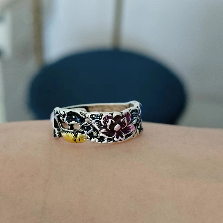 Ethnic-style Vintage Craftsmanship Elegant Casual Midi Ring