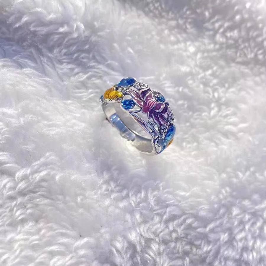 Ethnic-style Vintage Craftsmanship Elegant Casual Midi Ring