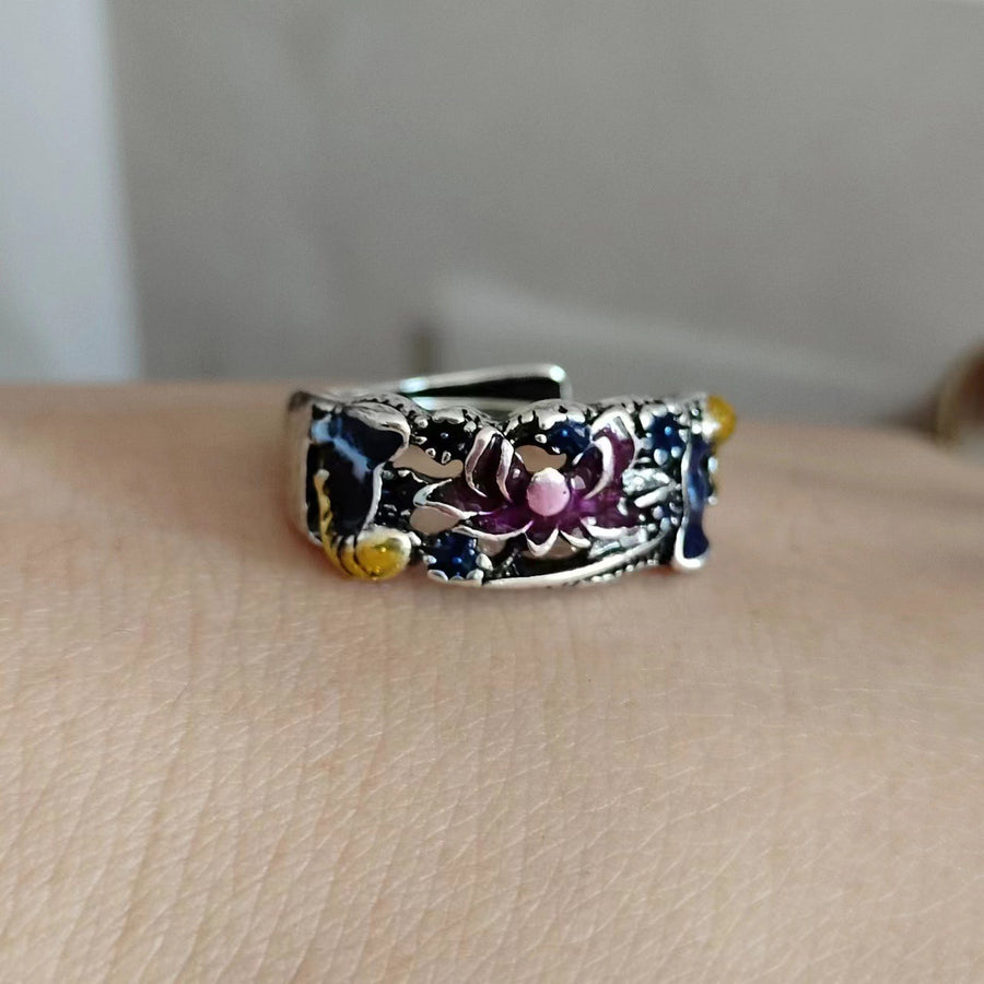 Ethnic-style Vintage Craftsmanship Elegant Casual Midi Ring