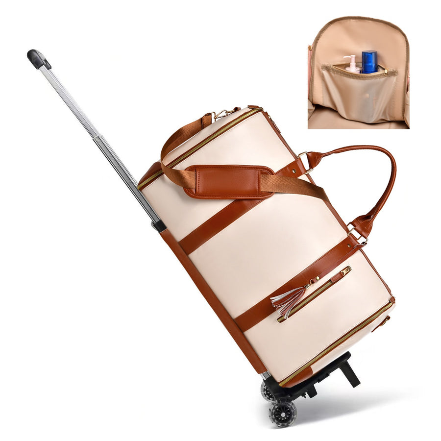 Ladies' Folding Suit Travel Bag - Stylish Hand Luggage