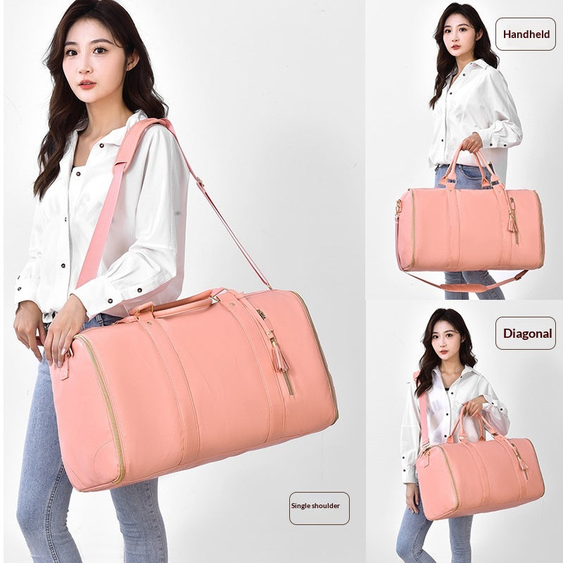 Ladies' Folding Suit Travel Bag - Stylish Hand Luggage