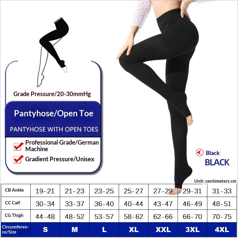 Professional Elastic Compression Socks for Women - Barre Socks