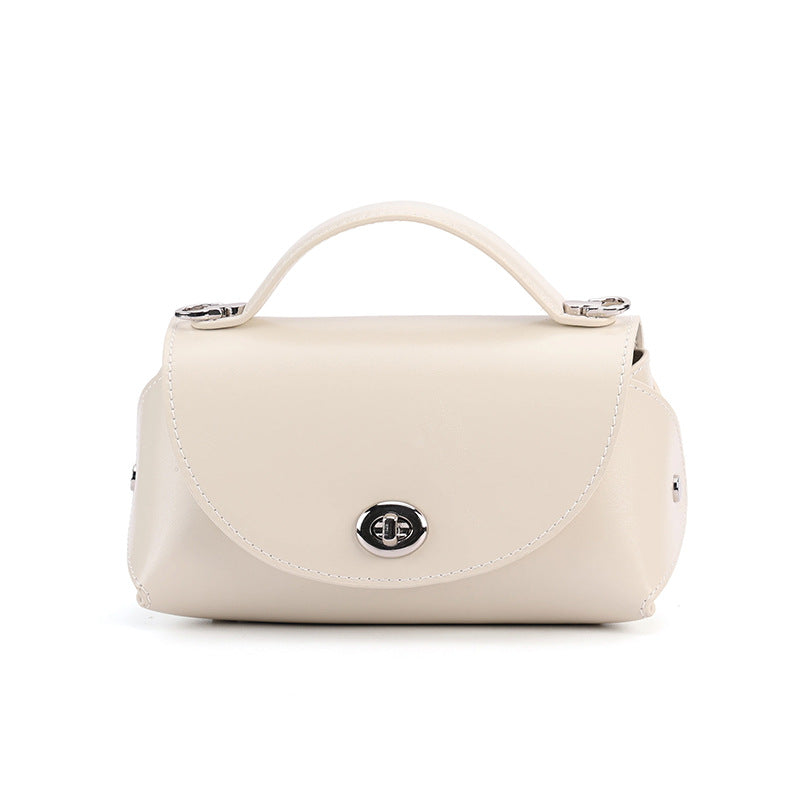 Retro-style Elegant Genuine Leather Tote and Crossbody Bag