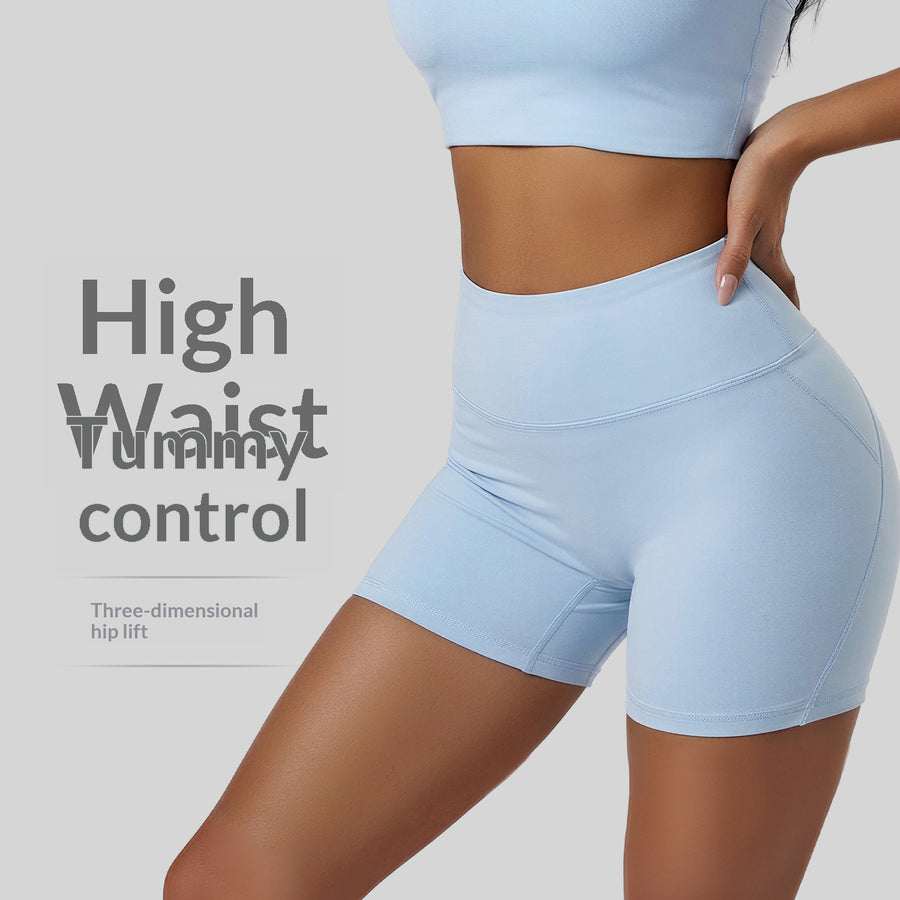 Invisible Back Pocket Athletic Shorts for Women | Slim-Fit Capri Pants