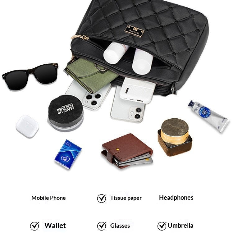 Womens Versatile Commuter Shoulder Bag - Perfect Yoga Mat Bag