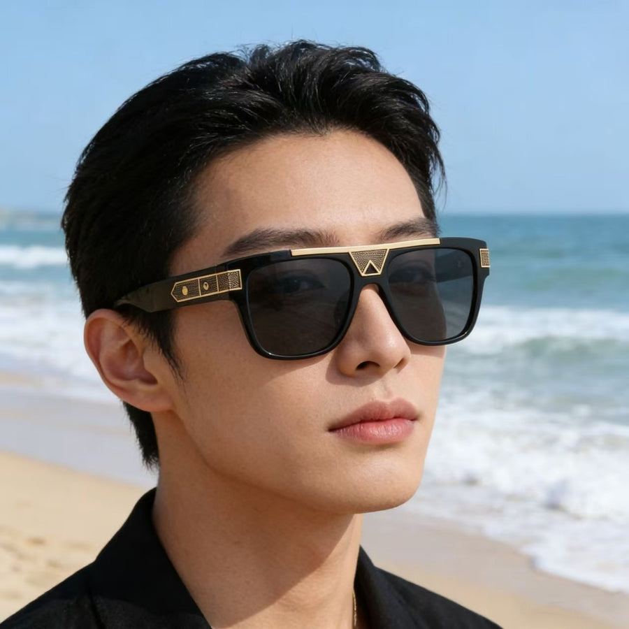 Oversized Frame Polarized Sunglasses That Slim The Face