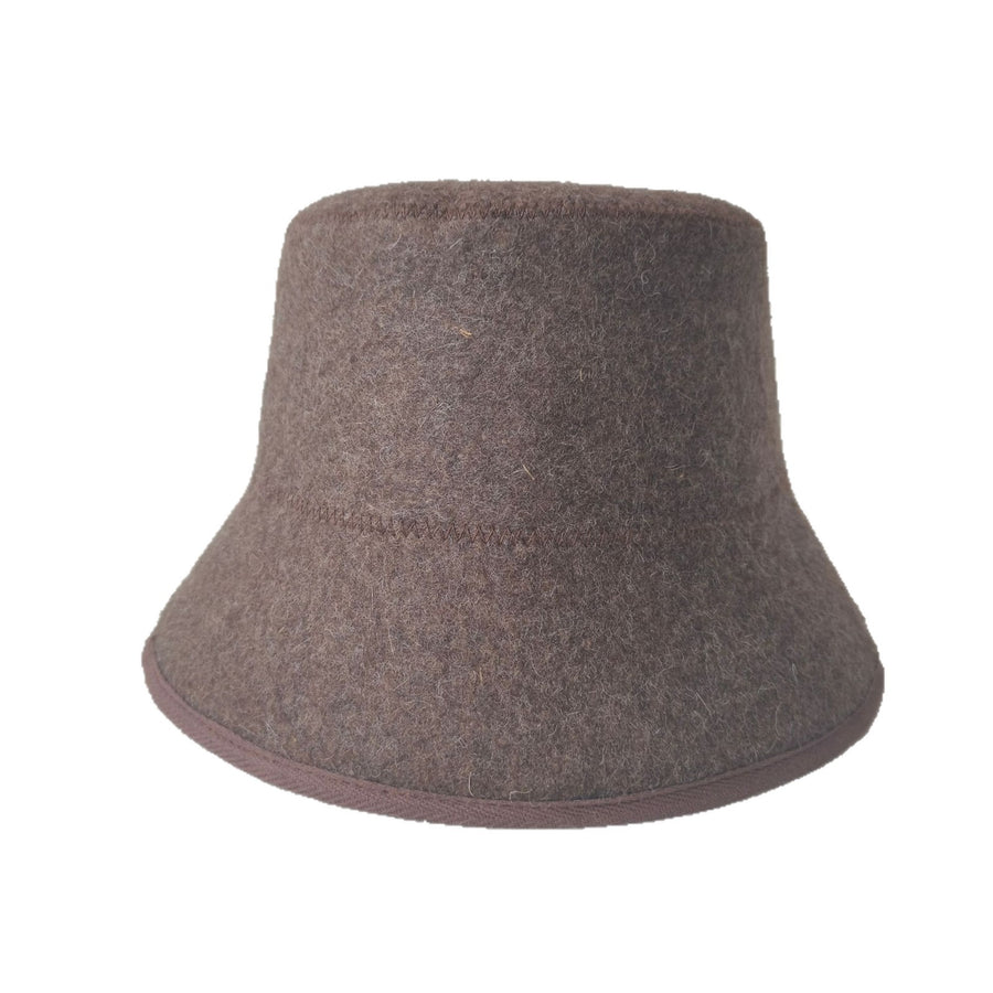 Eco-friendly Reusable Water-absorbent Soft Wool Sauna Hat