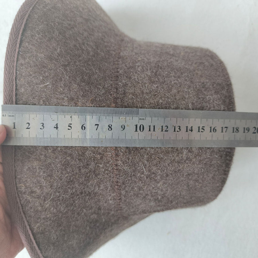 Eco-friendly Reusable Water-absorbent Soft Wool Sauna Hat