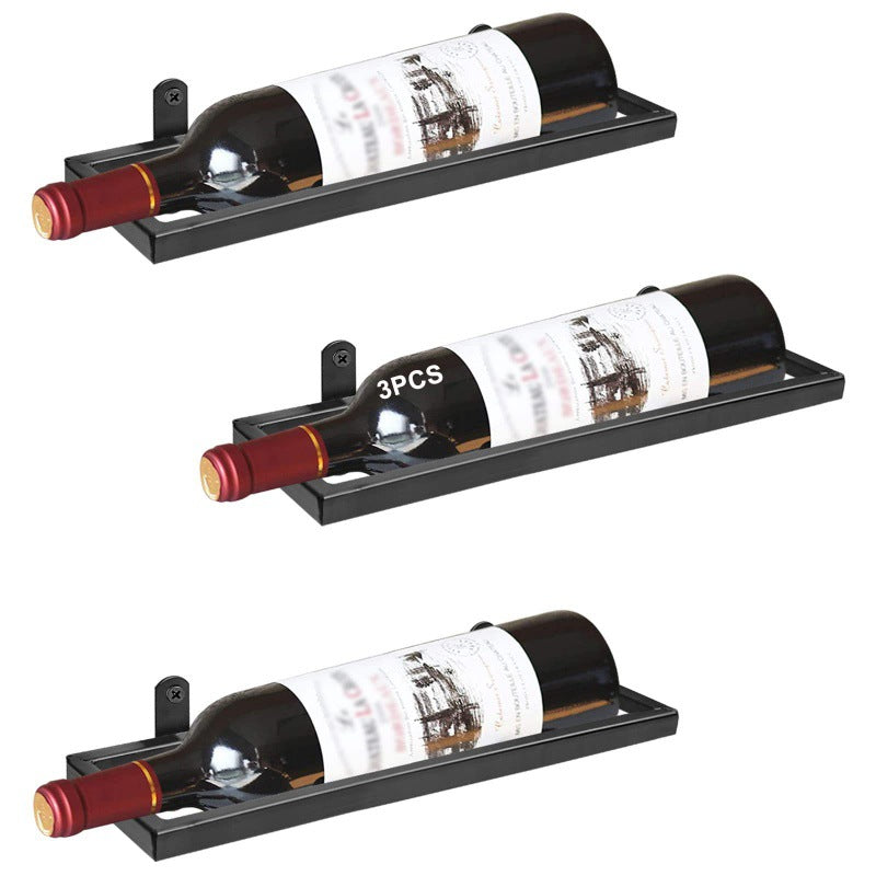 Creative Upside-Down Iron Wine Glass Rack for Home Office