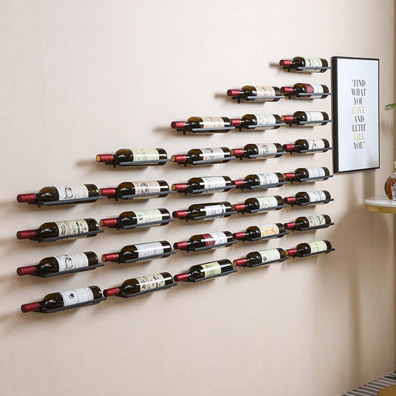 Creative Upside-Down Iron Wine Glass Rack for Home Office