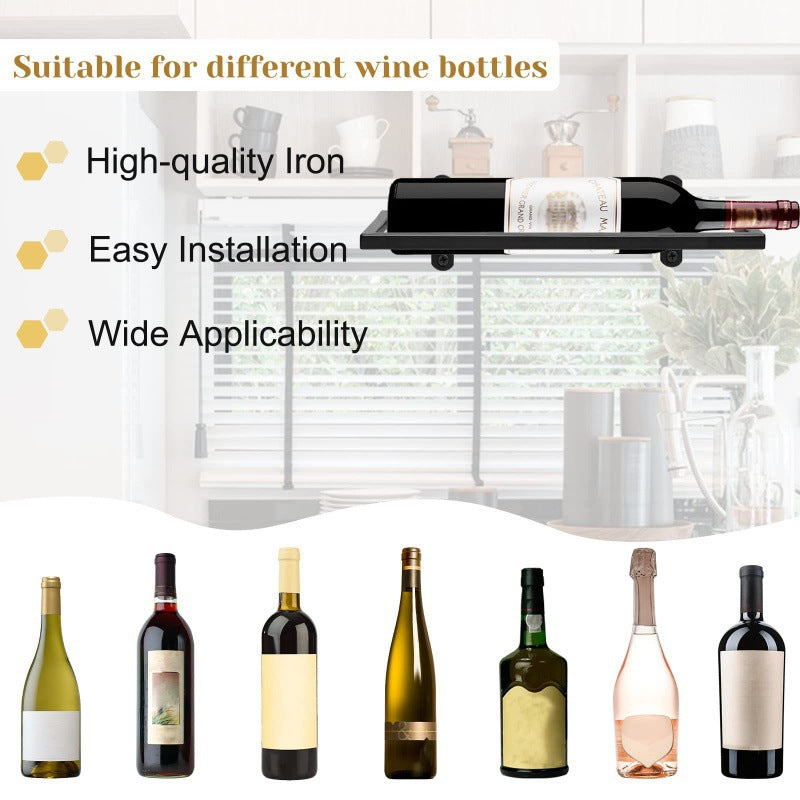 Creative Upside-Down Iron Wine Glass Rack for Home Office