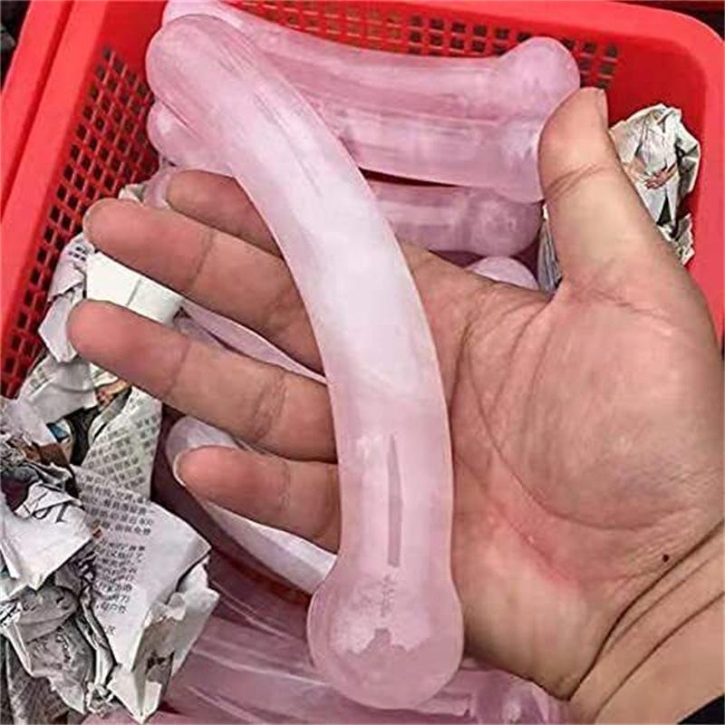 Natural Anti-Age Tool Rose Quartz Stone Massage Wands