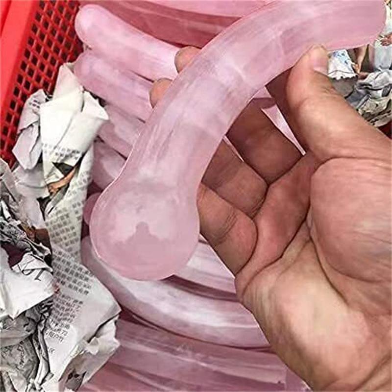 Natural Anti-Age Tool Rose Quartz Stone Massage Wands