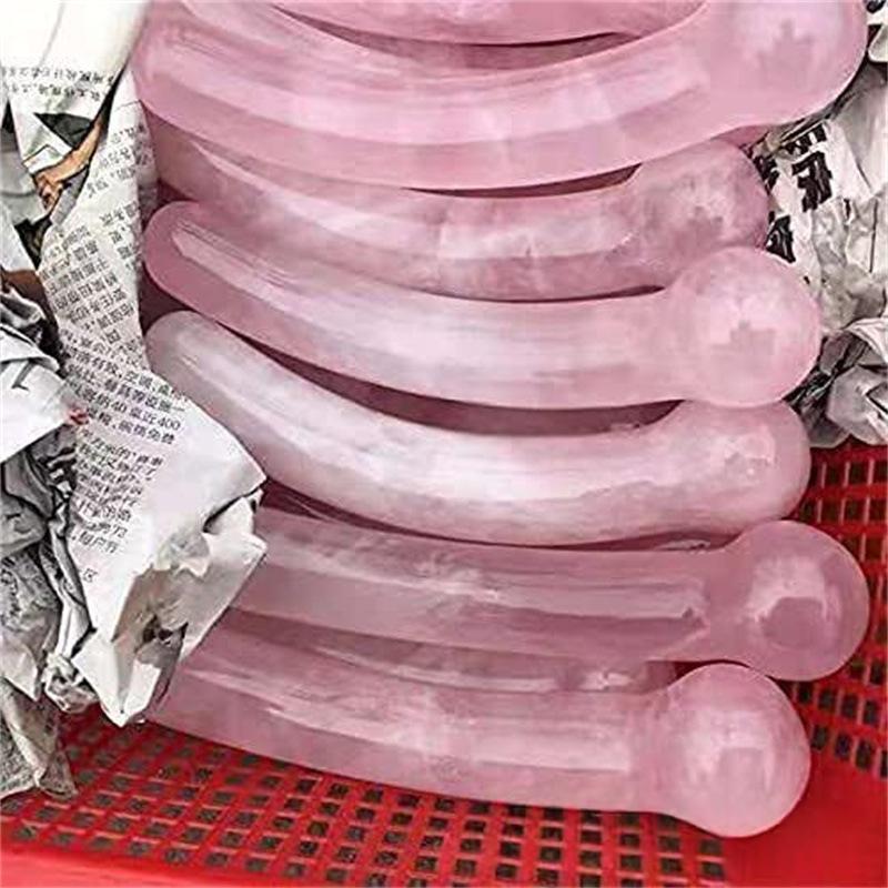 Natural Anti-Age Tool Rose Quartz Stone Massage Wands
