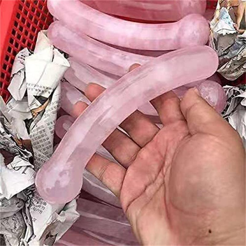 Natural Anti-Age Tool Rose Quartz Stone Massage Wands
