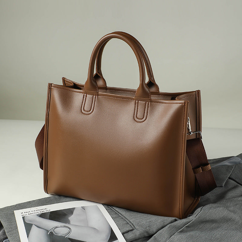 Large-Capacity Commuter Handbag - Stylish Crossbody & Shoulder Bag
