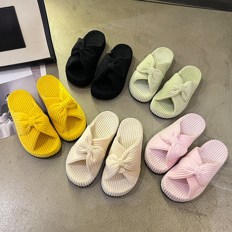 Womens Cross-strap Flat Slide Sandals with Yoga Strap
