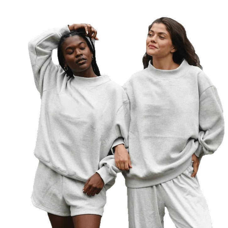 Trendy Loose-fit Drop-shoulder Top For Women Hoodie