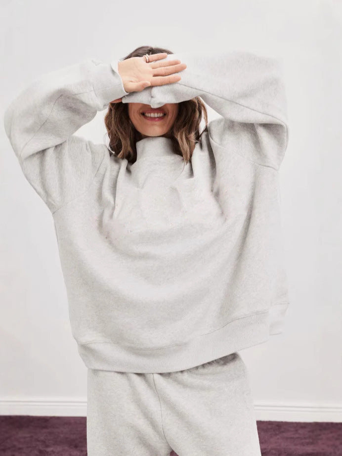 Trendy Loose-fit Drop-shoulder Top For Women Hoodie