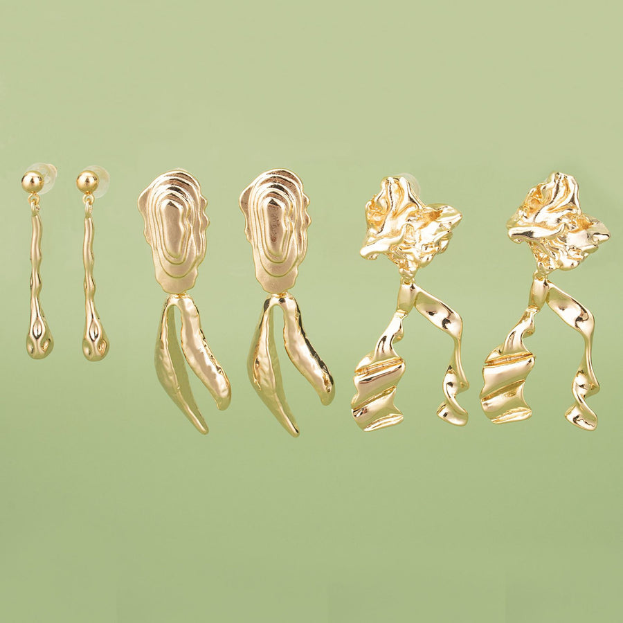 Irregular Geometric Tassel Earrings | Trendy Fashion Jewelry