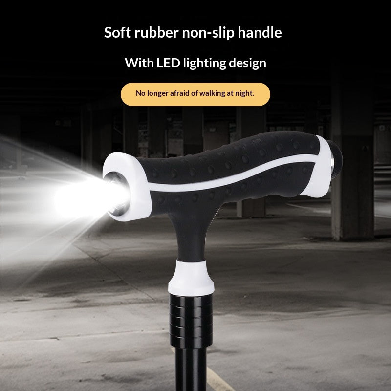Outdoor Hiking Trekking Pole for Elderly with Stool