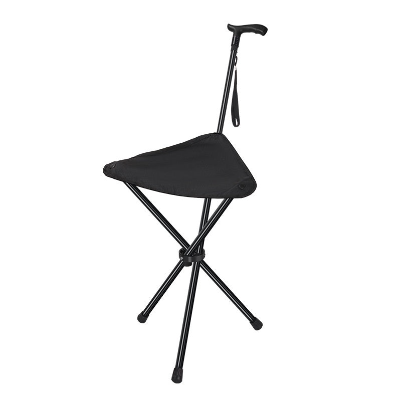 Outdoor Hiking Trekking Pole for Elderly with Stool