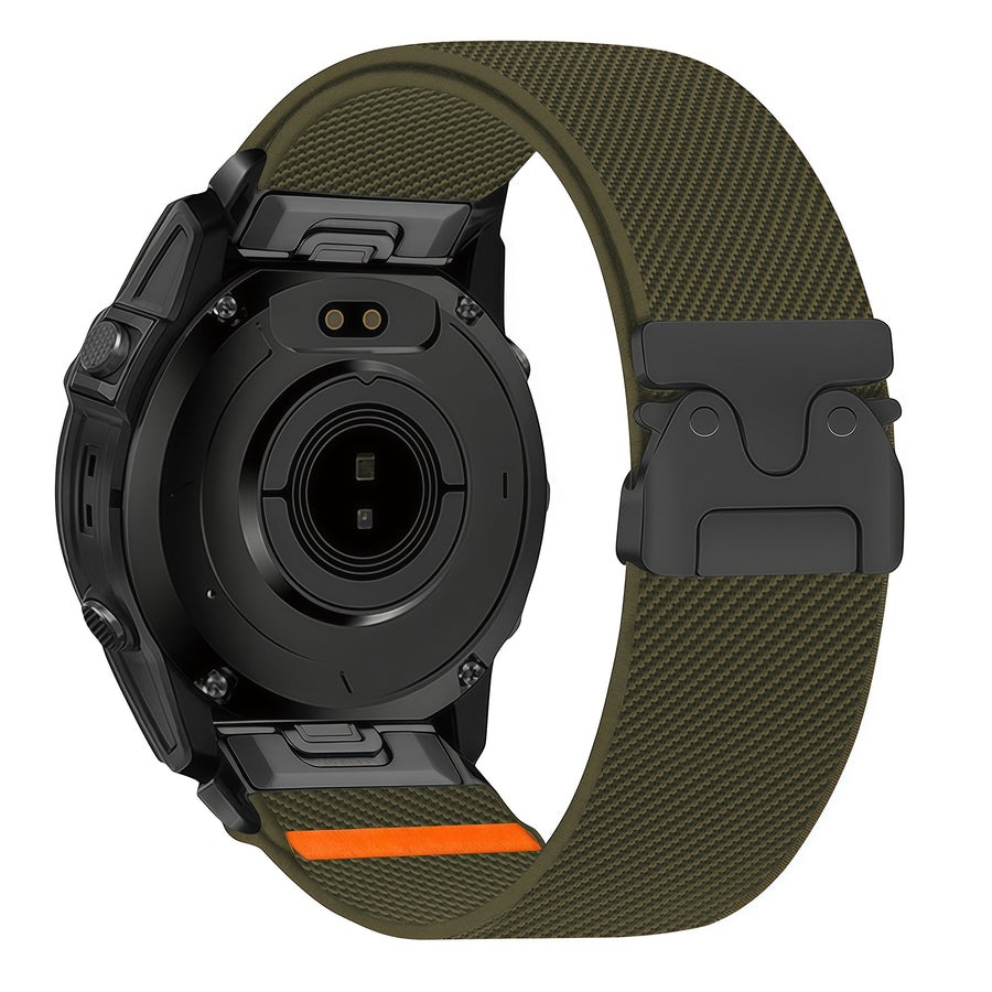 Quick-release Nylon Elastic Buckle Watch Strap for Comfort