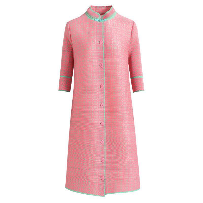 Plus-size Loose-fitting Cardigan Dress for Women