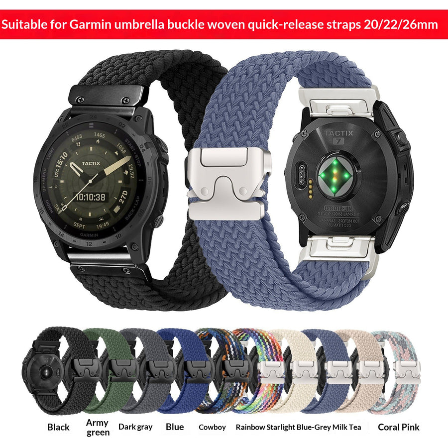 Woven Loop Elastic Watch Strap for Ultimate Comfort