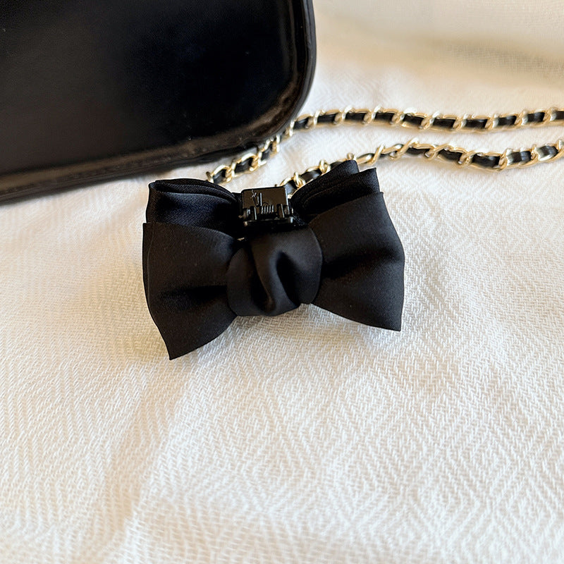 Womens Bow-Tie Small Hair Clip - Trendy Claw Clip Style