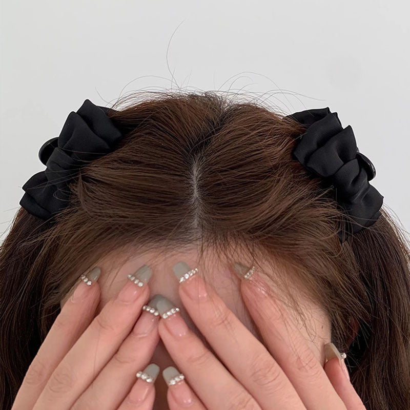 Womens Bow-Tie Small Hair Clip - Trendy Claw Clip Style