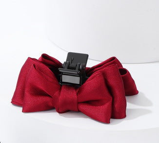 Womens Bow-Tie Small Hair Clip - Trendy Claw Clip Style