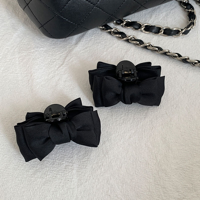 Womens Bow-Tie Small Hair Clip - Trendy Claw Clip Style