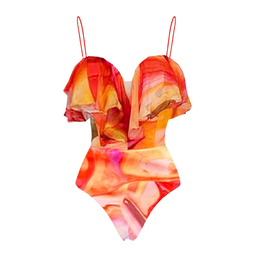 Womens One-Piece Swimsuit Beach Vacation Set - Stylish & Comfortable
