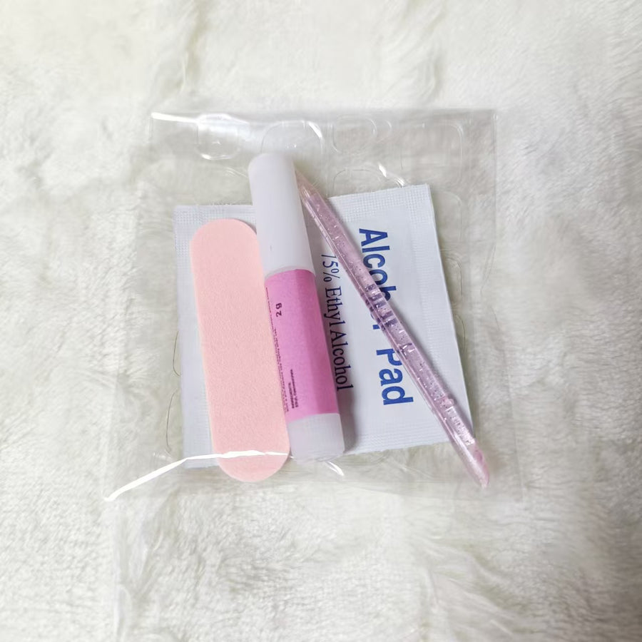 Five-piece Portable Wooden Stick Set for Wearable Nail Kits