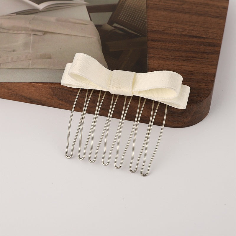 Simple Bow Hair Comb - Non-slip Fitness Accessory